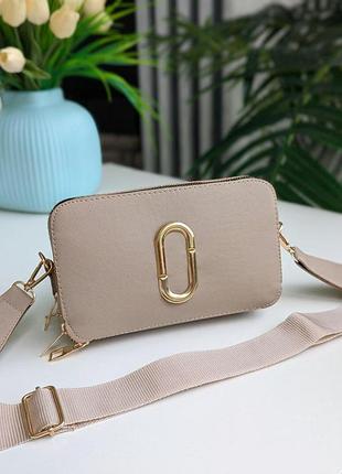 Сумка женская марк джейкобс бежевая marc jacobs