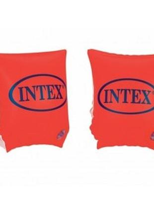 ★➚надувні нарукавники intex 58642 помаранчеві для плавання для дітей від 3 до 6 років підтримка на воді dm-11