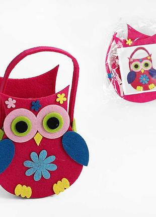 Аппликация из фетра с 22723 (300) деталей для создания корзины, в пакете