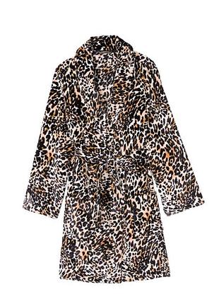 Халат флис леопард оригинал виктория сикрет victoria secret