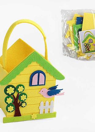 Аппликация из фетра с 22714 (300) деталей для создания сумочки, в пакете