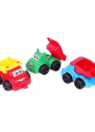 Игрушечный самосвал максик 0953, 3 ярких цвета, technok toys