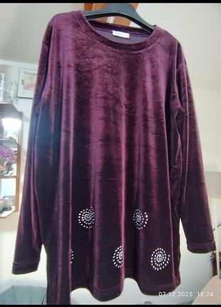 Велюровый свитшот