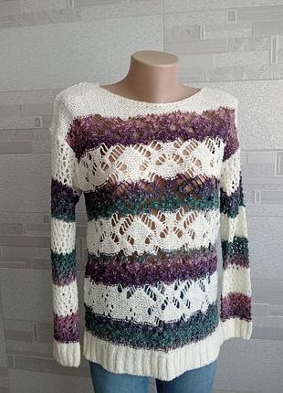 Ажурний джемпер сетка