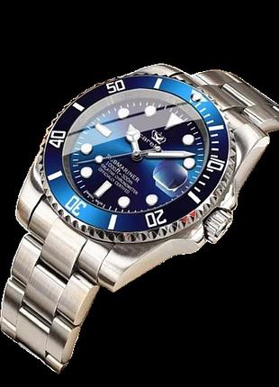 Мужские наручные часы hemsut zurich blue кварцевые стальные классические часы для мужчин с датой и водоз ve-33