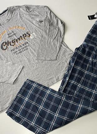 Піжама чоловіча (штани фланель) livergy