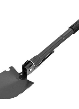 ★➚лопата туристическая складная lesko ls1001 с чехлом многофункциональная лопатка кирка пила открывалка ко