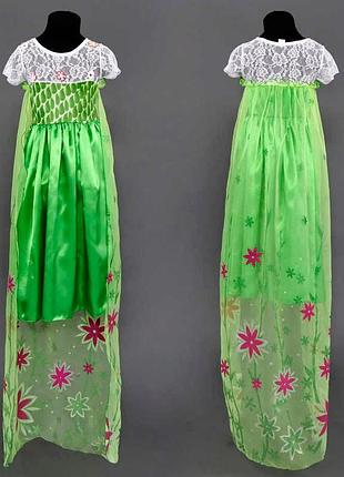 Карнавальный костюм «королева эльза» с 23004 для девочки, размер м, рост 120 см