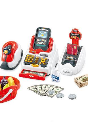 ★➚дитячий ігровий набір касовий апарат lesko 68-119 із звуковими та світловими ефектами для дітей від 3 ро dm-11