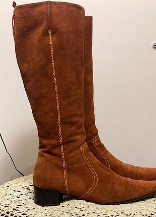 Сапоги женские козаки натуральная кожа