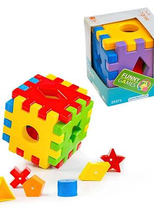 Гр конструктор «чарівний куб» tigres 39376 (27) – 12 деталей у барвистій коробці