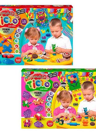 Master do tmd-03-01,04 набор цветной массы для моделирования, 15 оттенков по 20 г, danko toys