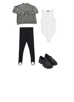 Сет речей легінси светр боді