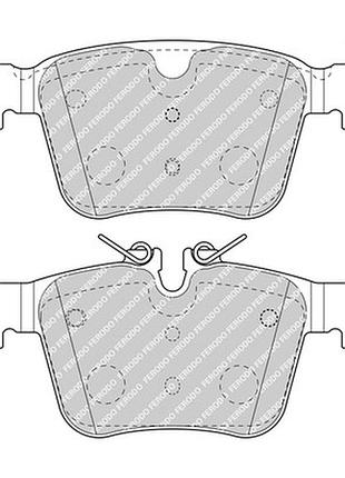 Колодки тормозные дисковые задн volvo xc90 ii (256) 2.0 2014.09- fe fdb4927