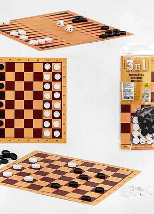 Игра шашки и нарды в компактной упаковке s 0011 «m toys»