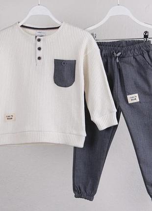 Дитячий костюм двонитка ,виробник туреччина