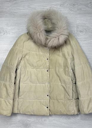 Жіноча куртка з хутром peserico