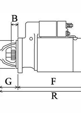Стартер стартер cg 116929