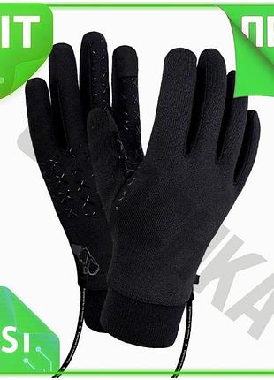 Ve рукавички водонепроникні dexshell stretchfit new version чорні для спорту та прогулянок демісезонні n6w_ver