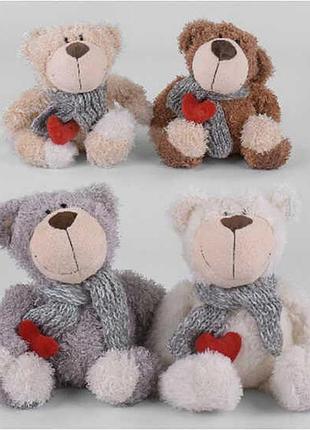 Мягкая плюшевая игрушка медвежонок к 17977 (100), 33 см, ассортимент 4 вида, только микс