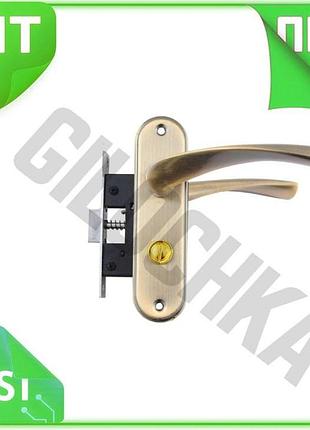 Ve ручка на планке fzb new version бронзовая с замком для двери натискаемая металлическая ручка для вх n6w_ver