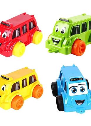Игра автобус 4777 (12) в 4 цветах, technok toys