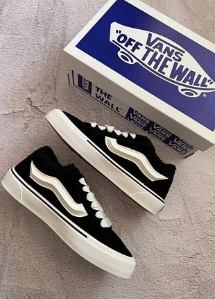 Vans knu skool зимові на хутрі
