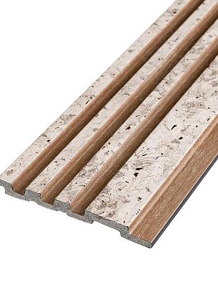 Рейка декоративная ps 2900х120х11мм светлый мрамор с золотыми вкраплениями sw-00002141-