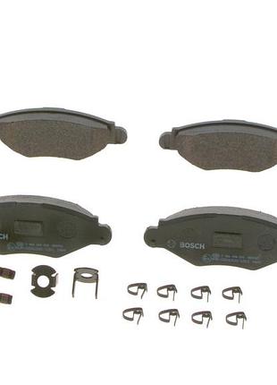Колодки тормозные дисковые передн peugeot 206 ліфтбек 1.4 2007.03- bo 0986494039
