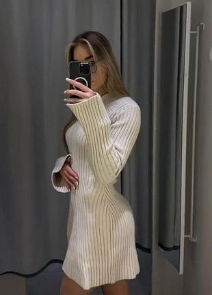 🌿 вязаное платье от h&amp;m