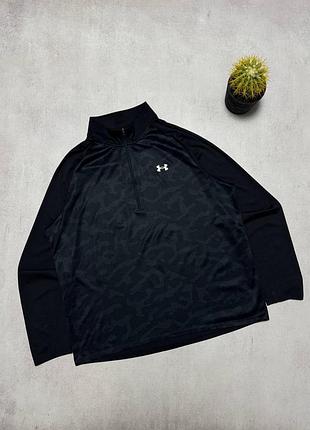 Спортивна термо кофта рангард лонгслів under armour оригінал чорний xxl