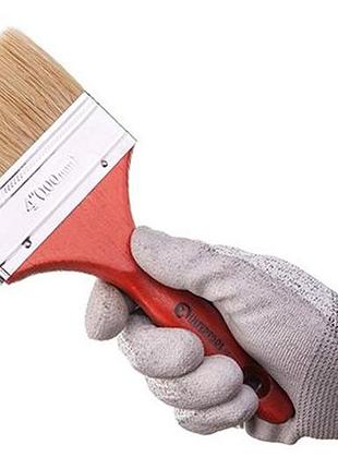 Ve кисть флейцевая intertool 102 new version мм для малярных работ натуральная щетина кисть для покрас n6w_ver 5