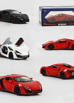 Модель автомобиля gt - 07670 (24/2) «авто эксперт», 3 цвета, металлопластик, масштаб 1:24, световые и звуковые