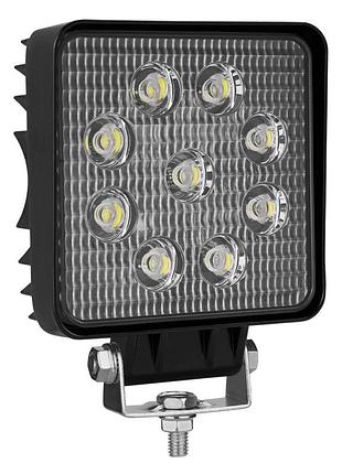 ★➚фара светодиодная brevia epistar 27w 1980lm для авто квадратная spot освещение дороги dm-11