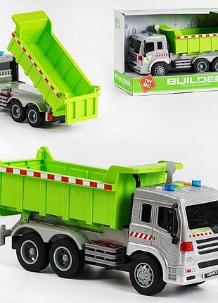 Игрушечная спецтехника wy 311 в (24) самосвал с подвижным кузовом и световыми эффектами