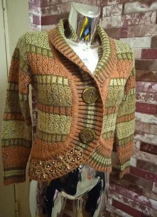 Тепла жiноча кофта/кардиган ganpaty розмiрs.iндiя.