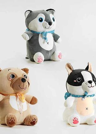 М'яка плюшева іграшка m 14697 (60) цуценя, висота 39 см, 3 різновиди