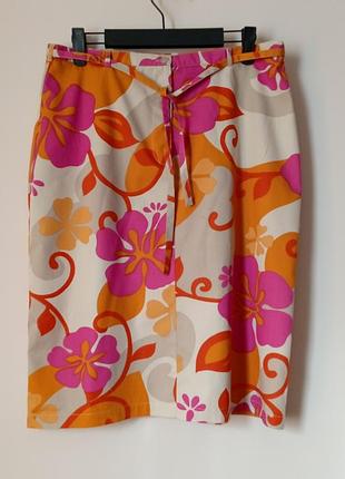 Жіноча  пряма легка спідниця від італійського бренду sergio.38.