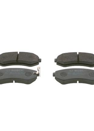 Колодки тормозные дисковые передн nissan patrol gr v wagon (y61) 3.0 1997.06- bo 0986424489