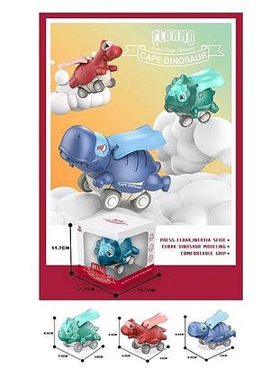 Инерционная машинка 201-01 (192/2) с заводным механизмом, 3 вида в коробке