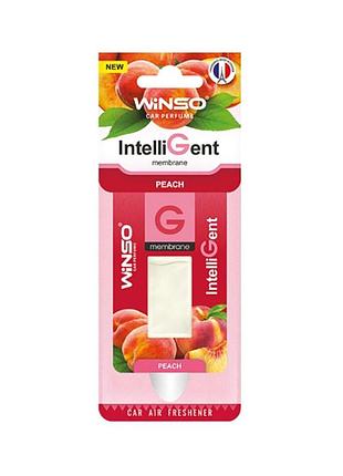 ☛☇ароматизатор winso с мембраной intelligent peach для автомобиля освежитель воздуха фруктовый запах ve-33