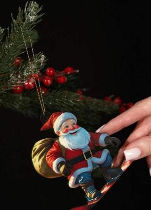 Новогодняя деревянная игрушка