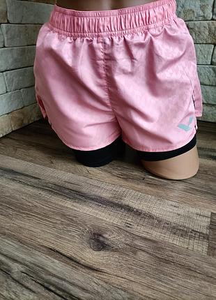 Спортивные шорты с лосинами m