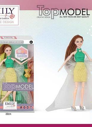 Лялька qj 147 b (48/2) висотою 30 см у стильній коробці