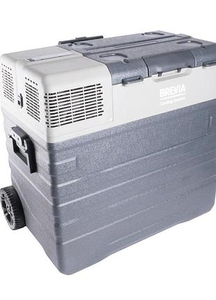 Ve холодильник автомобильный brevia 62л компрессорный updated form для авто и дачи переносной с bluetoo