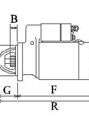 Стартер стартер cg 117003