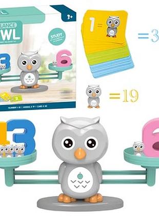 Розвиваюча гра balance owl, рахунок, 3+