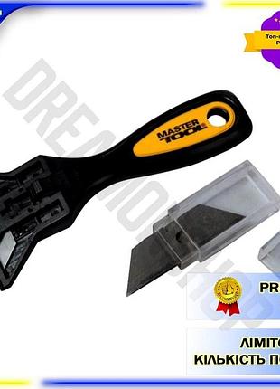 Dm скребок mastertool трапеція специфікація 2.2 19 х 51 мм для зачищення кахлю скляний очисник для пов spe|lz