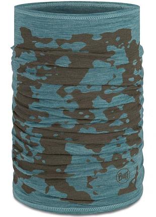 Шарф-труба buff merino lightweight, usty multi из шерсти мериноса