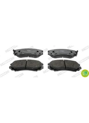 Колодки тормозные дисковые передн hyundai tucson (jm) 2.0 2004.06- fe fdb1733